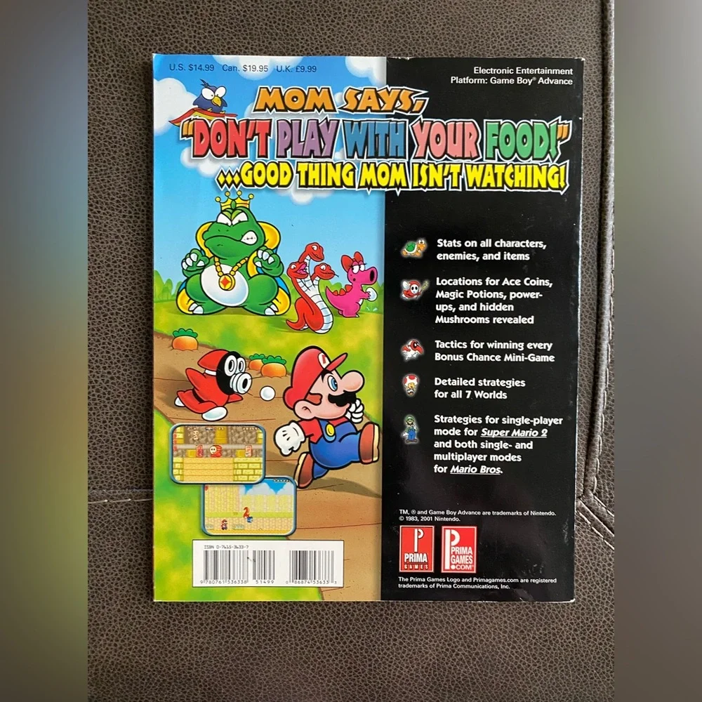 Super Mario Advance – Prima Official Strategy Guide (Game Boy Advance)